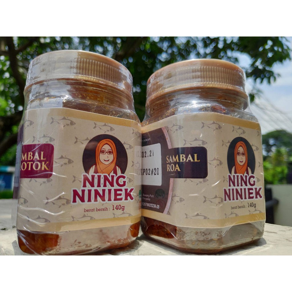 

Sambal / Sambel Roa Basah PEDAS Ning Niniek Kemasan Botol 140gr