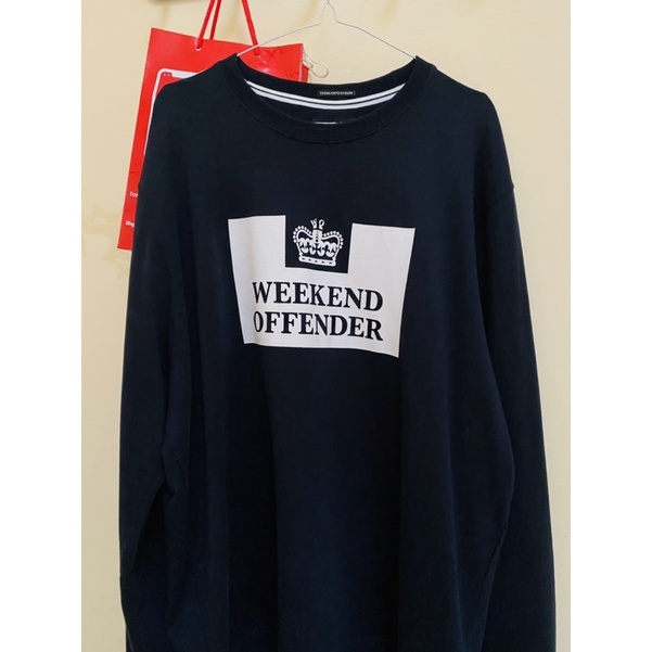 crewneck weekend offender birra navy second original size XL