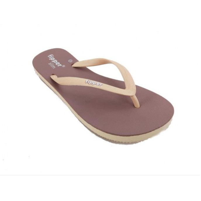 Sandal Fipper Slim / Sendal Jepit / Sendal Wanita Brown Thatch V9979