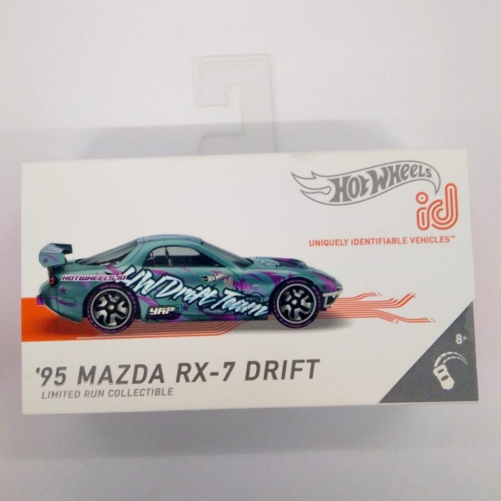 Diecast Hot Wheels 95 MAZDA RX-7 '95 RX7 RX 7 DRIFT HW ID Hotwheels Limited Run Collectible Scanable