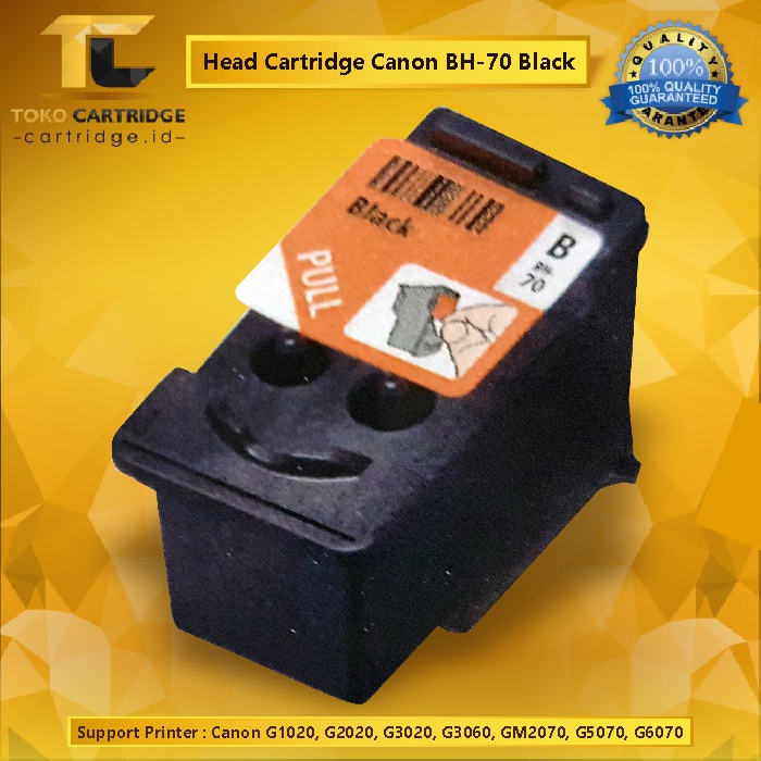 Print Head Cartridge BH70 BH-70 Black New Original, Printer Canon PIXMA G1020 G2020 G3020 G3060