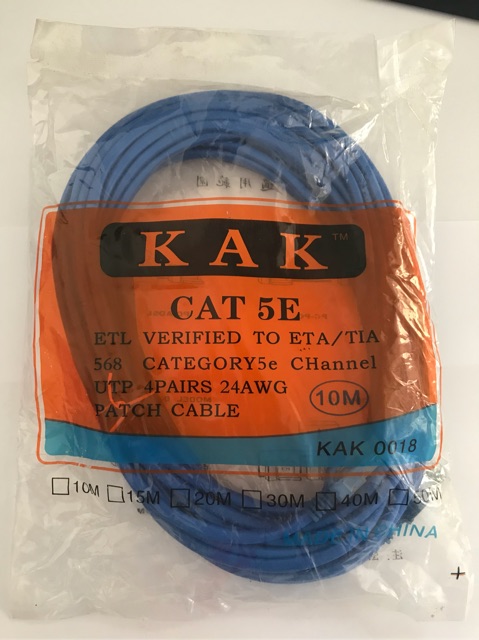 KABEL LAN 10m cat5e PATCH CORD UTP 10 meter lengkap rj45 cat5