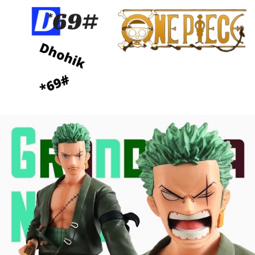 Action Figure Roronoa Zoro One Piece Grandista NERO Version