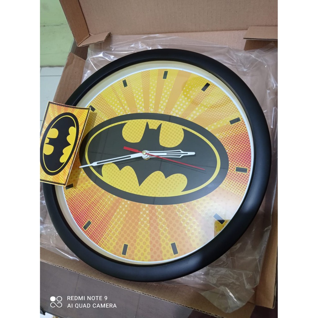 (ISTIMEWA &amp; BAGUS) JAM DINDING BATMAN MARVEL - LIMITED EDITION