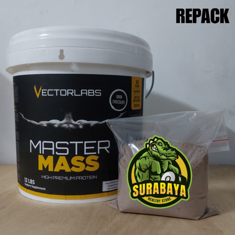 VECTORLABS MASTER MASS GAINER ECER 1 LBS 2 LBS ORIGINAL TRIAL SIZE SUSU WHEY PROTEIN ISOLATE BLEND WEIGHT GAIN PENAMBAH BERAT BADAN BPOM SUSU FITNESS MASTERMASS