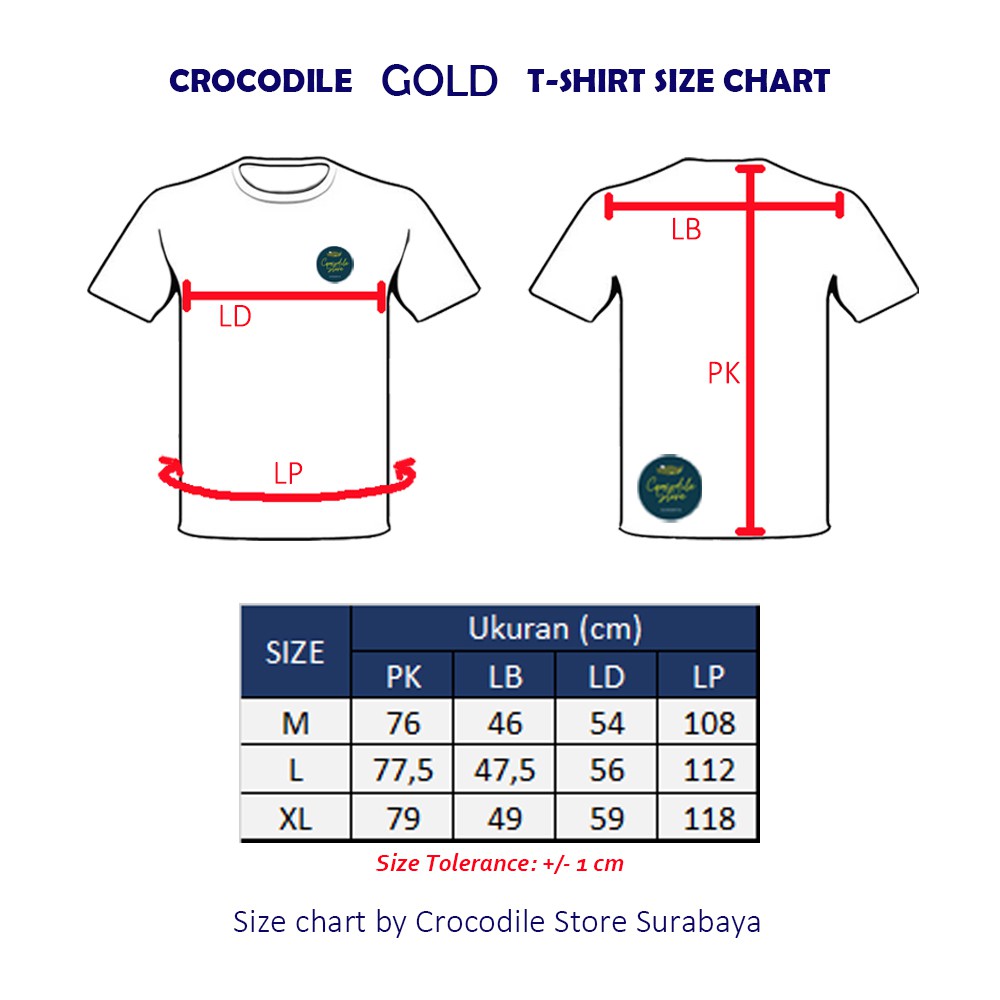 Kaos Kerah Pria Crocodile Gold 218-1585