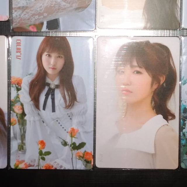 Photocard kihno album izone set (color+rose version)
