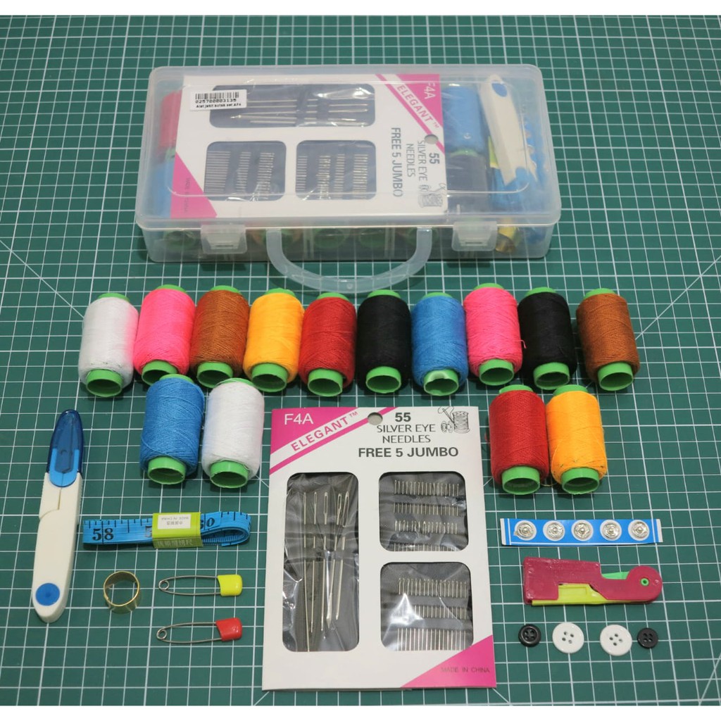 [SK01] Alat Jahit Set Sewing Kit Model Terbaru Peralatan Benang Jahit Terlengkap