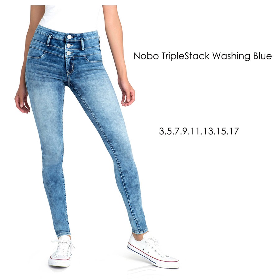 Jeans Wanita No Boundaries Nobo TripleStack Denim
