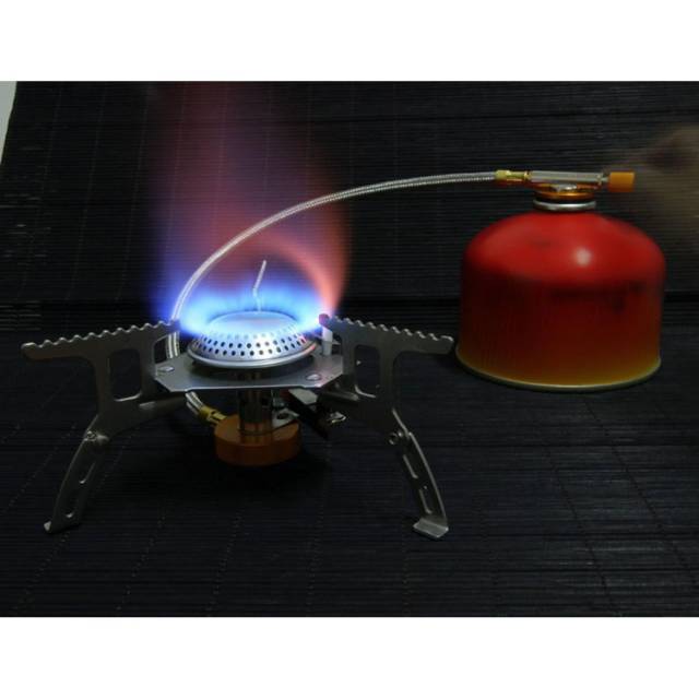 TaffSPORT Kompor Gas Lipat Portabel Camping Stove - WSS-201 - Silver