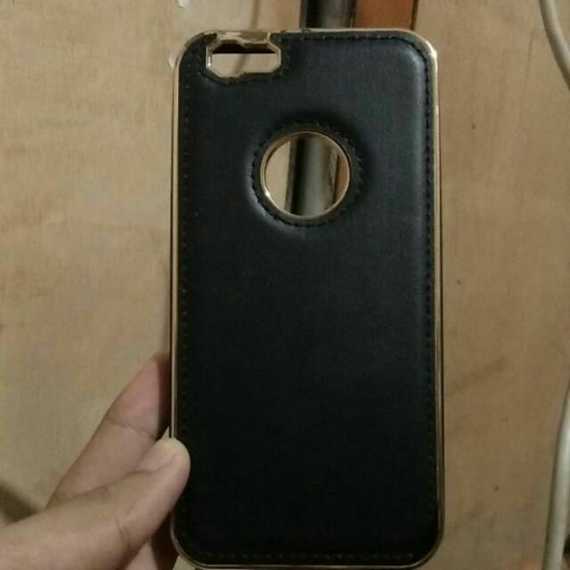Case Iphone 6 Kulit + Bumper