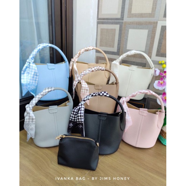 IVANKA BAG JIMSHONEY GRATIS SCRAFT POUCH DAN TALI PANJANG BISA DI TENTENG