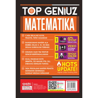 Jual BUKU RUMUS TOP GENIUZ MATEMATIKA SMA - EMC | Shopee Indonesia