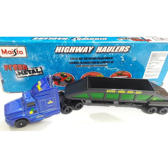 Jual Maisto Fresh Metal Highway Haulers ~ Rocks Sand Mud Dirt Murah