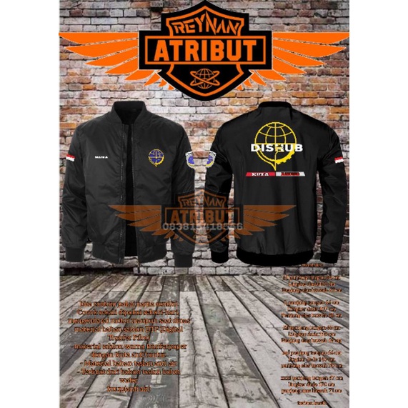 jaket dishub/ jaket bomber dishub