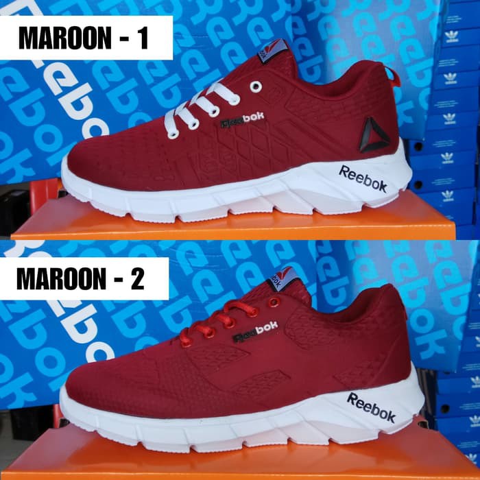 Sepatu Sport Pria Reebok Crossfit Merah Maroon Marun Sneakers Pria