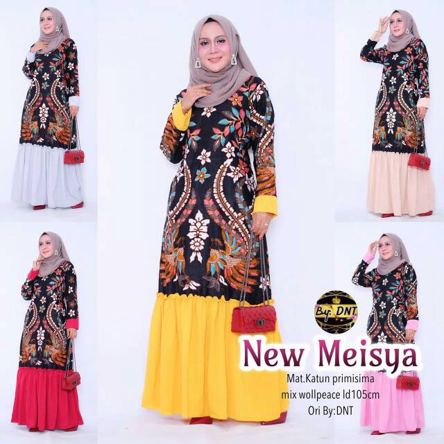 Gamis batik new meisya