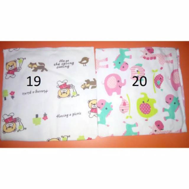 BB-021 Slabber Celemek Bib Segitiga Makan Bayi Bahan Katun Halus / Handuk Air Liur Bayi