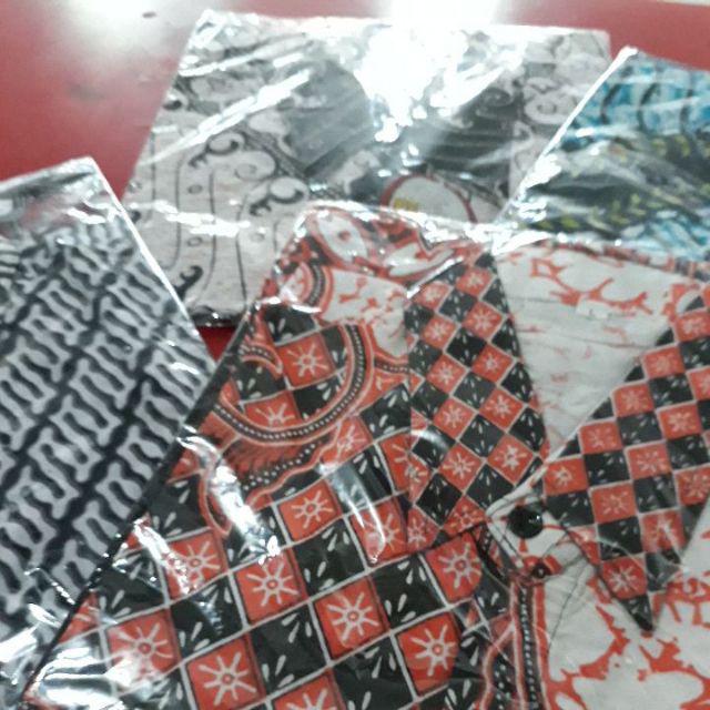 Bswart Batik Hrb026 Kenongo Hem Pendek Padi Pekalongan M L Xl Batik Pria Murah Modern Grosir