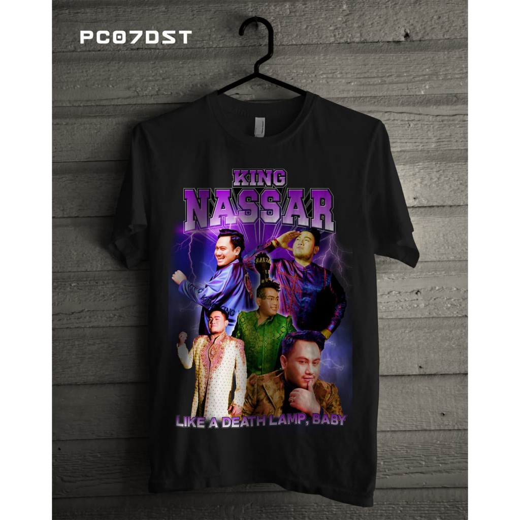 Kaos Baju Distro KIng Nassar Oppa Nassar Hitam Ada Size Jumbo