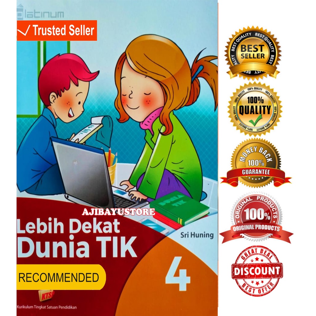 FREE BUBBLEWRAP Buku Lebih Dekat DUNIA TIK SD MI KELAS 1 2 3 4 5 6 KTSP Revisi Terbaru Sri Huning Ti