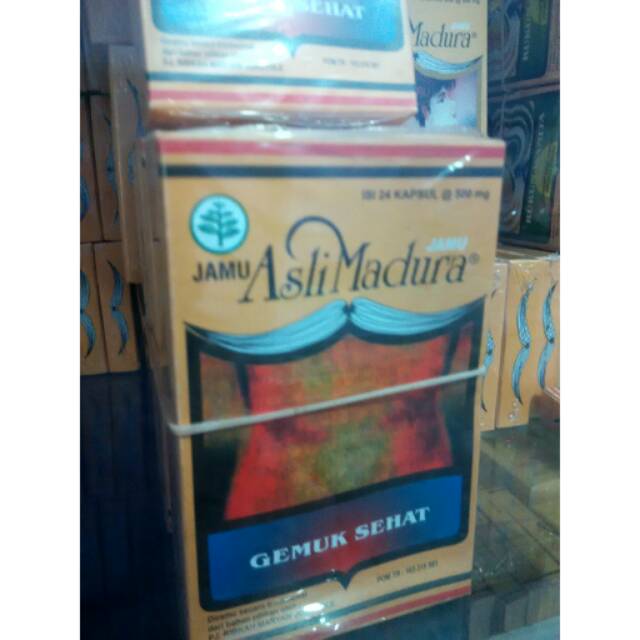 Jamu gemuk Sehat isi 24 kapsul