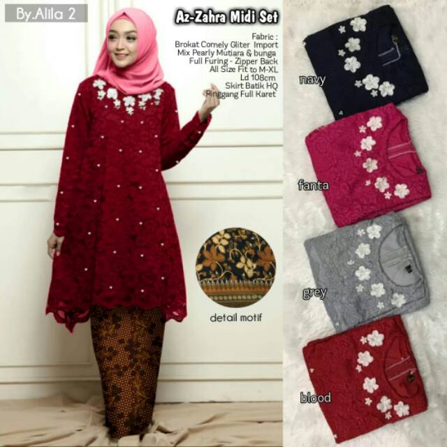 AZ ZAHRA MIDI SET