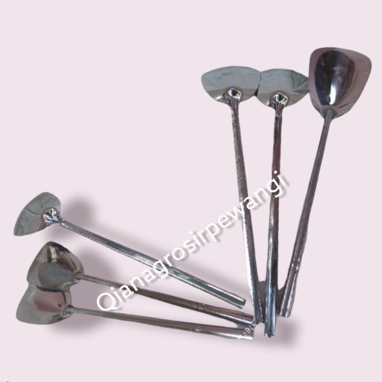 Sodet stainless /spatula okal polos