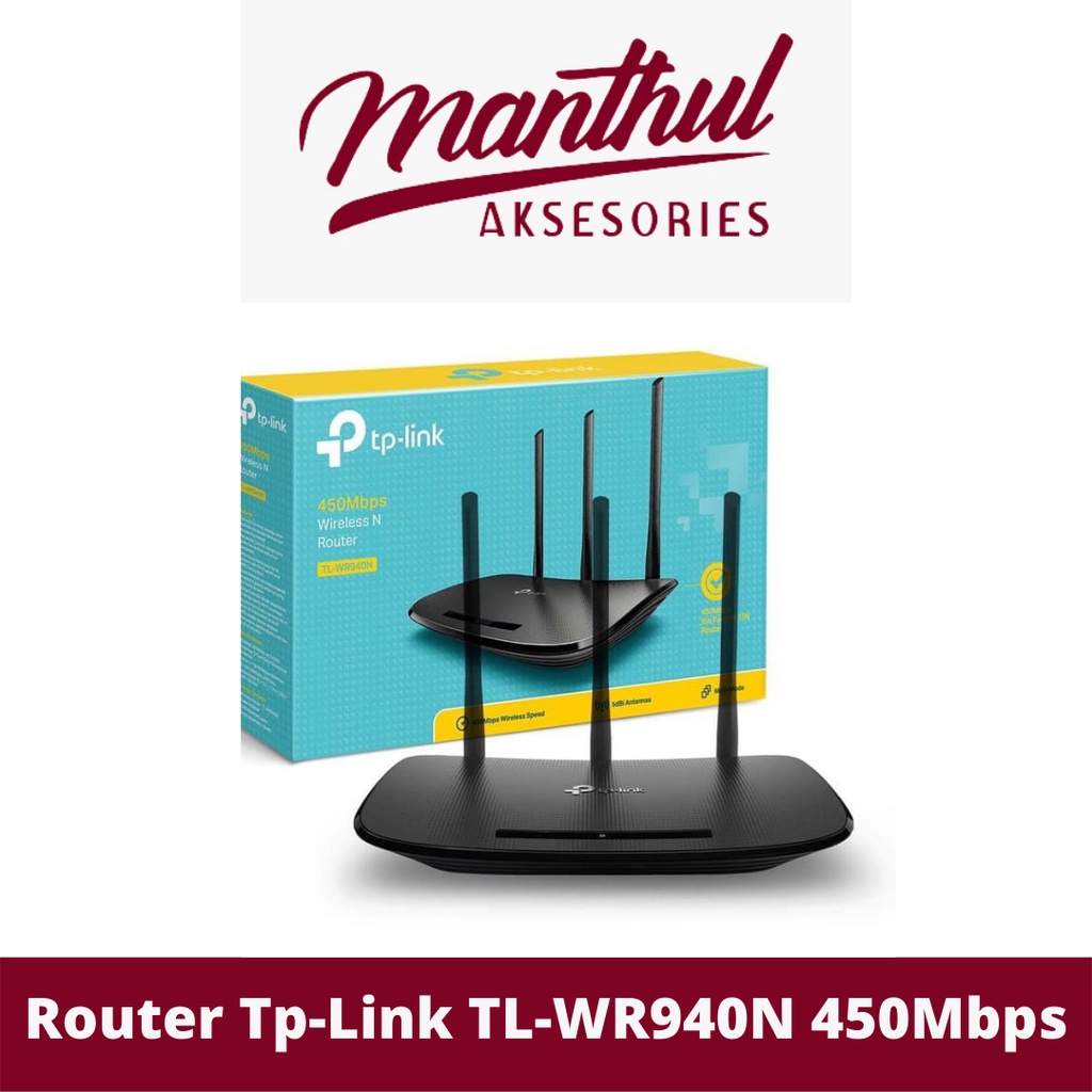 Wireless N Router Tp-Link TL-WR940N 450Mbps