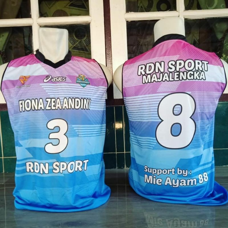 Jersey proliga BNI baju voli printing