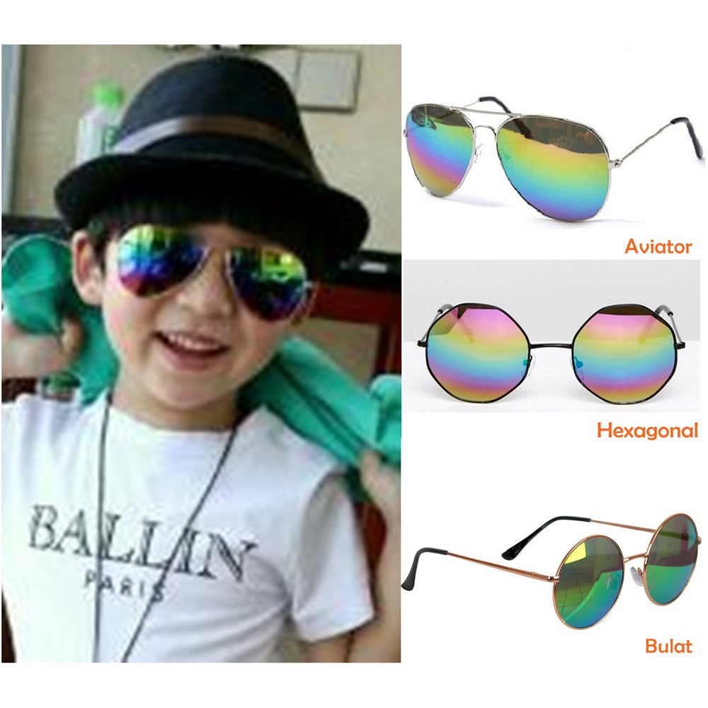 Kacamata Anak Rainbow Collection Mix Warna