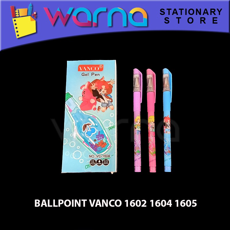 

PEN PULPEN BOLPEN BALLPOINT VANCO 1602 1604 1605