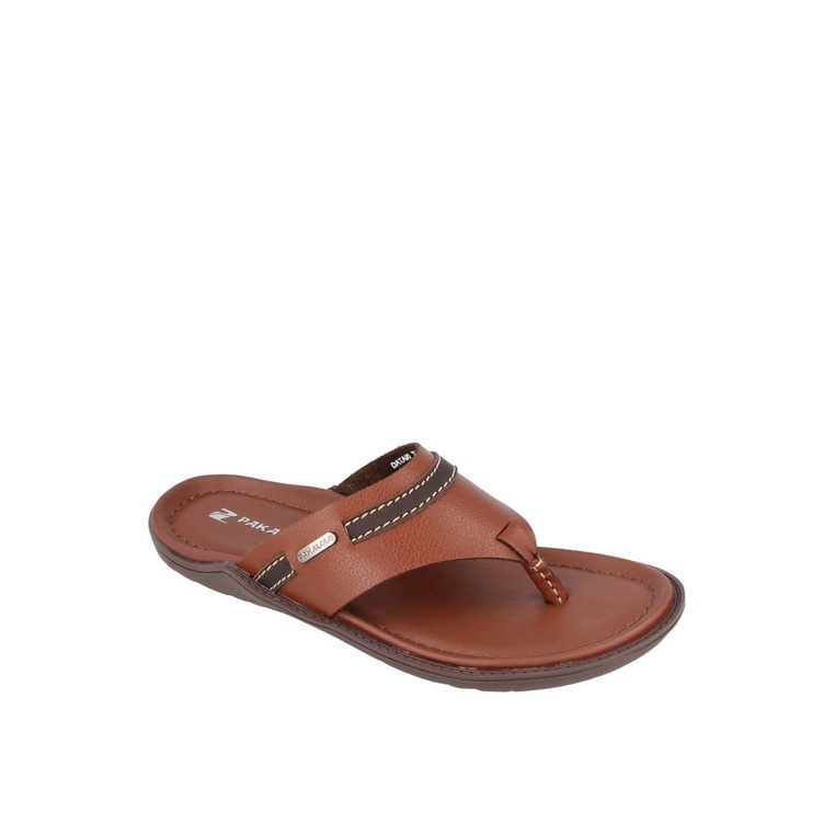 SANDAL JEPIT PAKALOLO PRIA ORIGINAL CASUAL KULIT ASLI COKLAT PB30