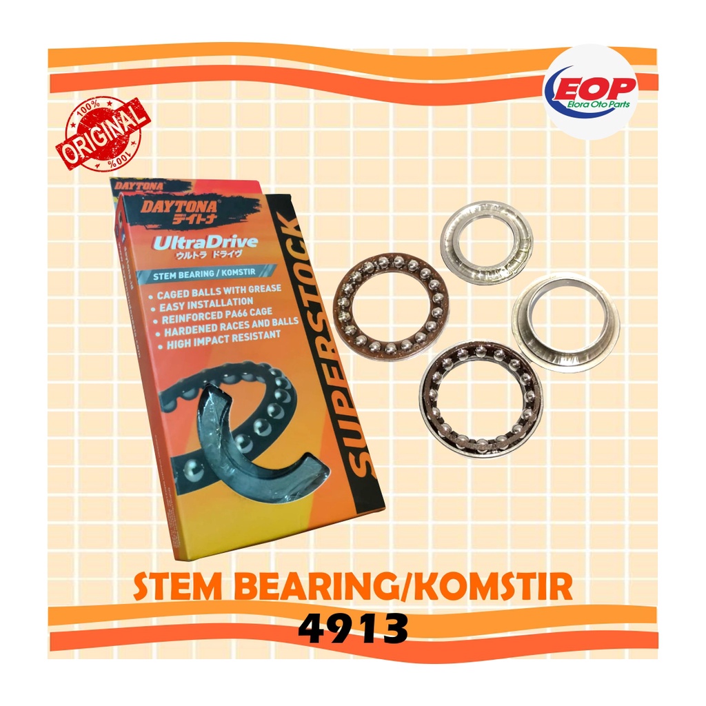 Komstir Stem Bearing Daytona NMAX 155 NEW AEROX 155 4913