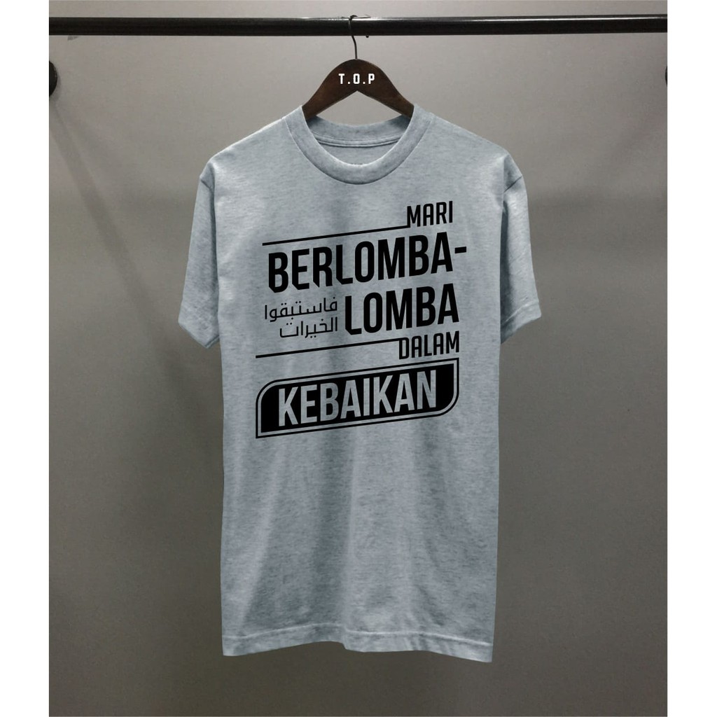 Kaos Dakwah Islami Ngaji yuk Tawheed Hijrah Muslim Distro Murah-Berlomba lomba