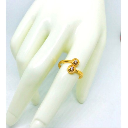 Cincin wanita //cincin permata // cincin lapis emas // perhiasan fasion //cincin