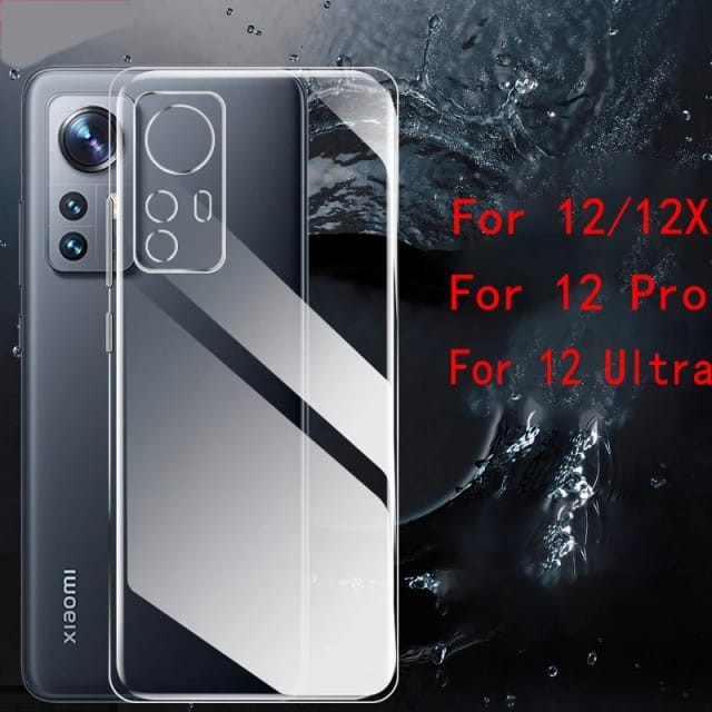 XIAOMI 12T / 12 / 12 PRO / 12 LITE / MI 11 / MI 11 LITE / MI 11 ULTRA SOFT CASE CRYSTAL CLEAR