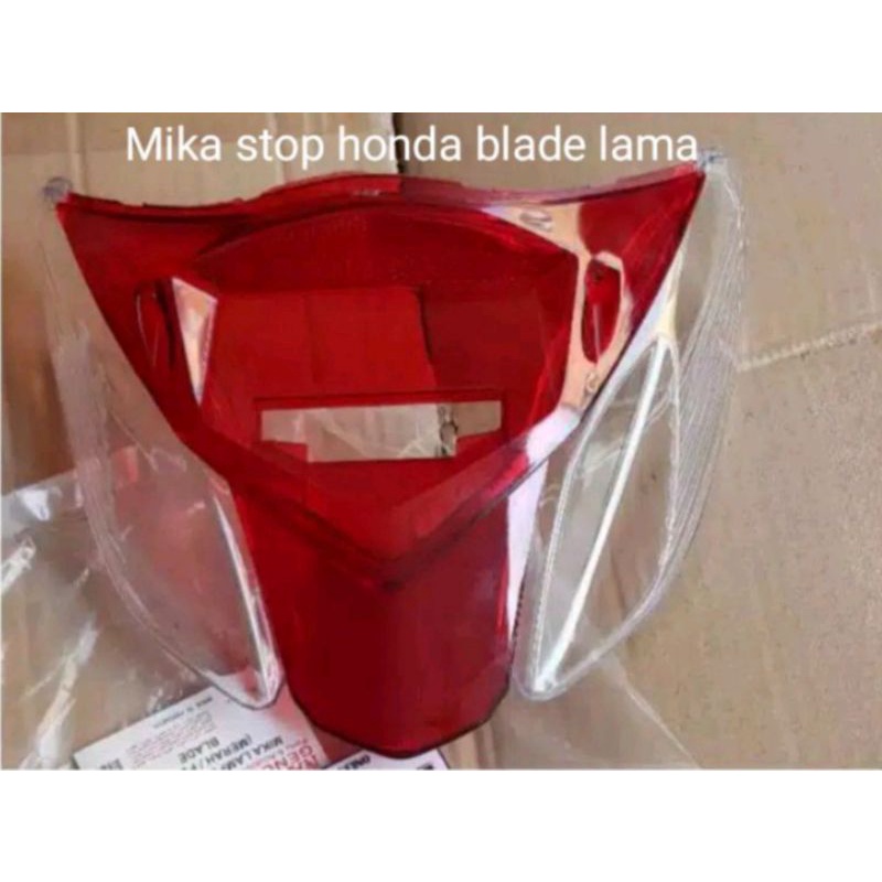 KACA MIKA LAMPU BELAKANG BLADE LAMA BLADE OLD MERAH PUTIH