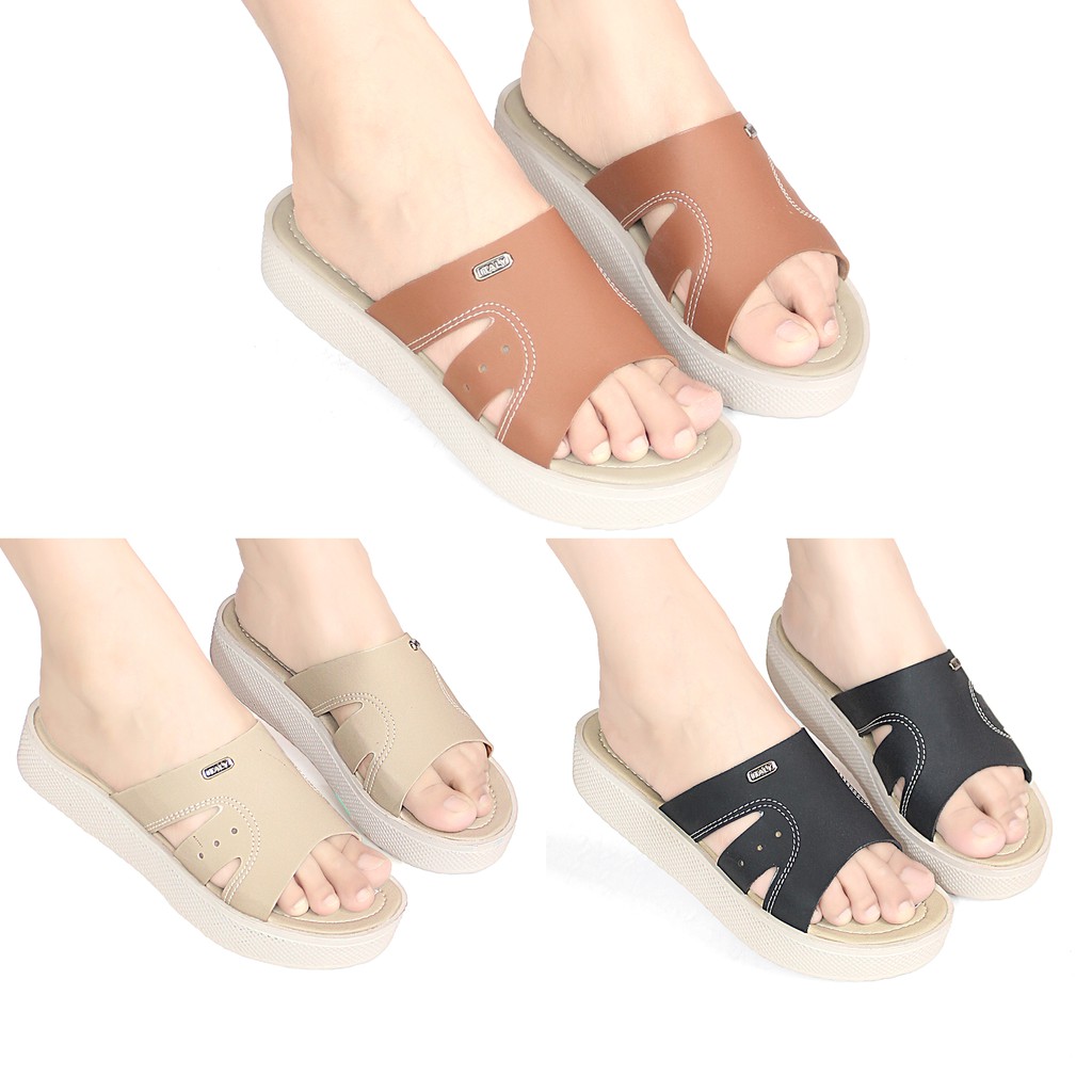 Sandal Wanita Wedges Selop Murah BKP