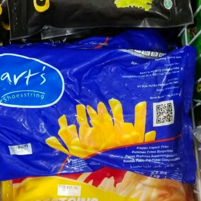 Kentang barts 1 kilo / frozen pengganti mydibel