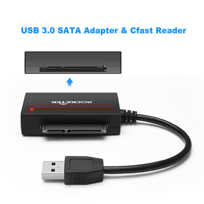 Btsg USB 3.0 CFast 2.0 Card Reader Adaptor Kartu Memori CFast Portabel Untuk PC/Telepon