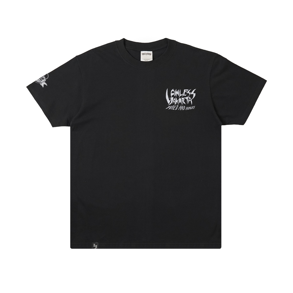 [COD] Roadskull X Ykha Amelz 10th Anniversary Tshirt - Black Premium 30s cotton combed A3 SABLON