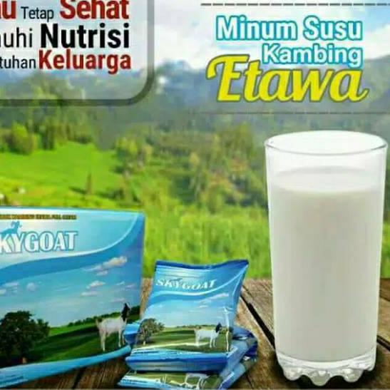 

New SKYGOAT Susu Kambing Etawa SkyGoat isi 10 sachet Sky Goat Original | Sky Goat Coklat ✓