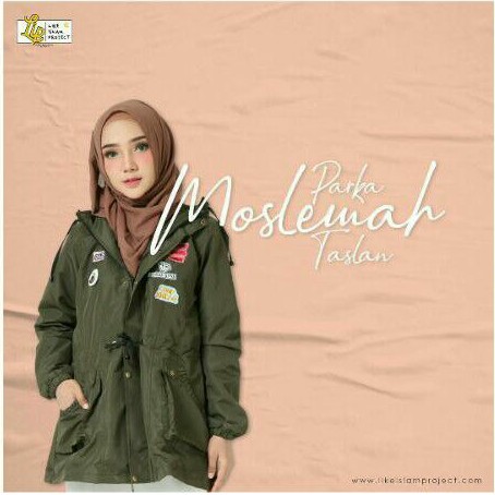 like islam project jaket parka taslan army