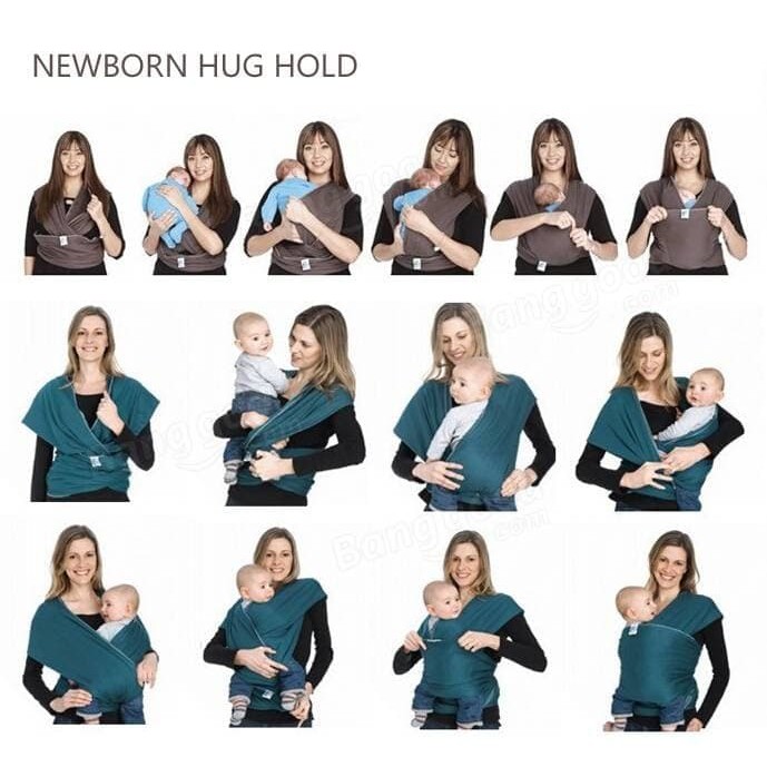 nursing in moby wrap