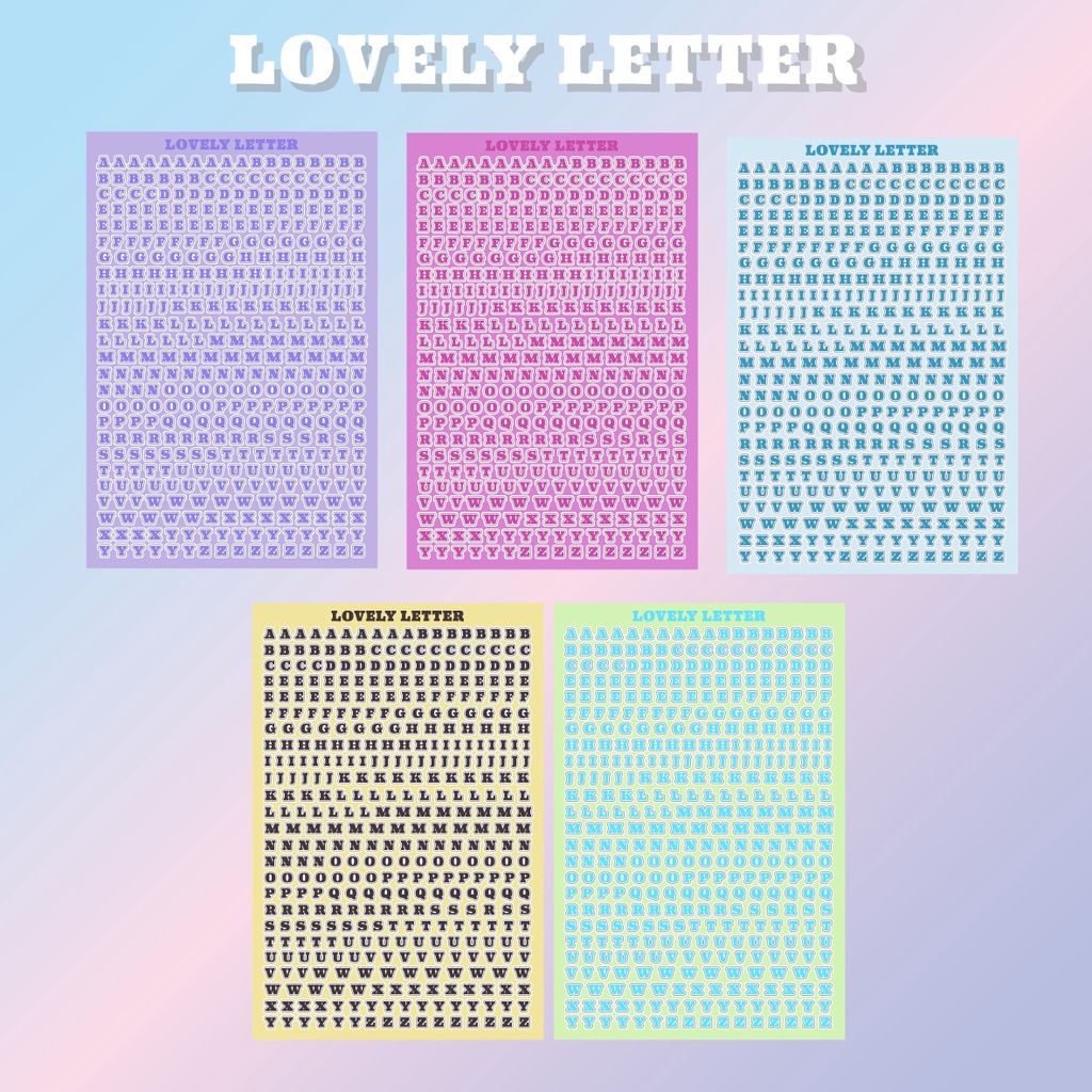 

1 LEMBAR STIKER ALPHABET NUMBER HURUF ANGKA LOVELY LETTER SERIES GALICICI LETTER BULLET JURNAL DIY DIARY LUCU MURAH POLAROID DECO POCA [ 008 ]