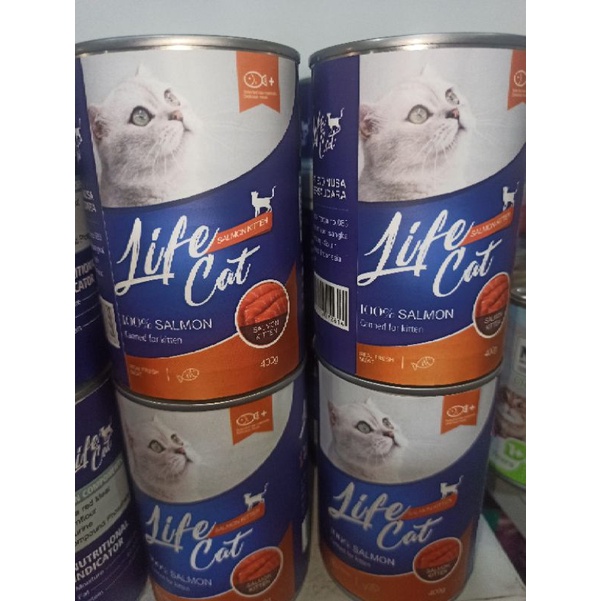 Life Cat Kaleng 400gr | Makanan kucing basah wet food