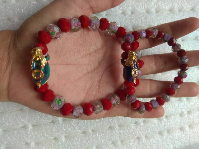 Gelang cristal  mawar pixiu bunglon