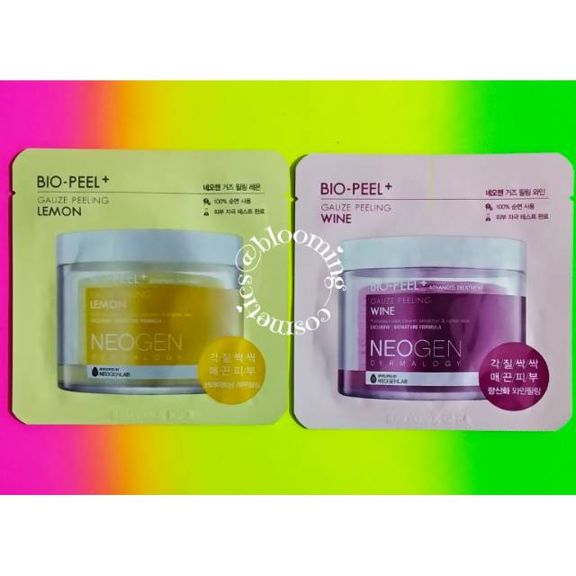 (SALE) NEOGEN BIOPEEL GAUZE PEELING LEMON WINE (SACHET)