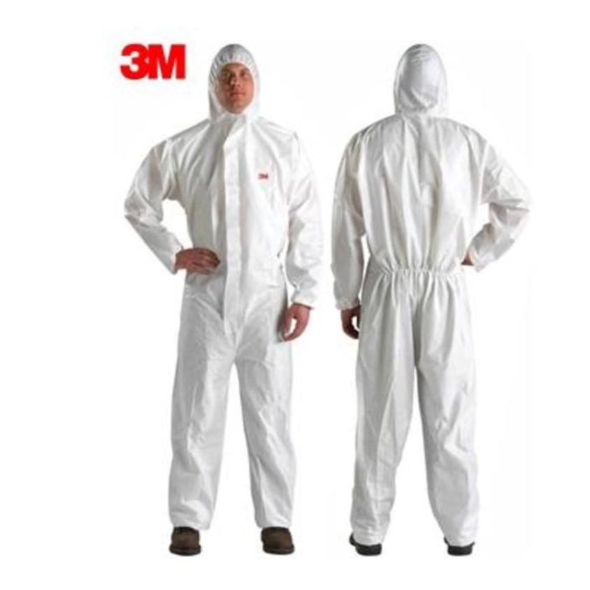 Baju Medis APD Hazmat Suit Cover All Coverall 3M 4510 ORIGINAL BARU 100% GARANSI